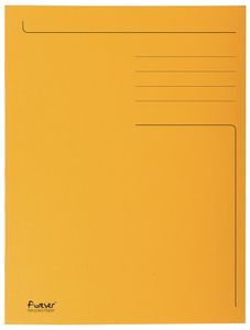 Exacompta dossiermap Foldyne ft 24 x 32 cm (voor ft A4), oranje, doos van 50 stuks
