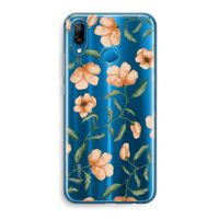 Peachy flowers: Huawei P20 Lite Transparant Hoesje