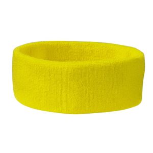 Gele hoofd zweetband   -