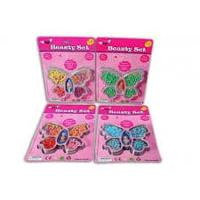 Van Der Doelen Beauty set kralen op kaart 4 assortie