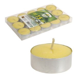 45x stuks Citronella theelichten - anti muggen kaarsjes