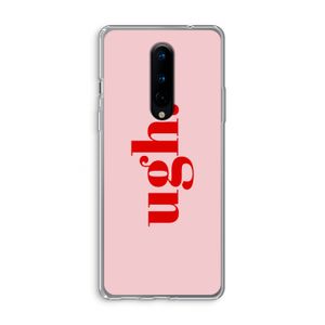 Ugh: OnePlus 8 Transparant Hoesje