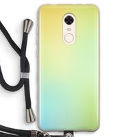Minty mist pastel: Xiaomi Redmi 5 Transparant Hoesje met koord