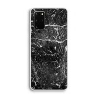 Zwart marmer: Samsung Galaxy S20 Plus Transparant Hoesje
