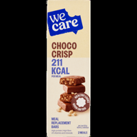 WeCare Choco Crisp Meal Replacement Bars 2 x 58 g bij Jumbo