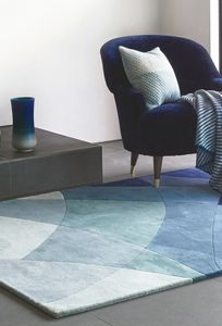 MOMO Rugs Studio - Rhythmic Tides Indigo Round - 200 rond Vloerkleed