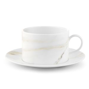 WEDGWOOD - Vera Wang Venato Imperial - Theekop&schotel