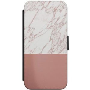 iPhone 8 / 7 flipcase - Marmer rosegoud twist