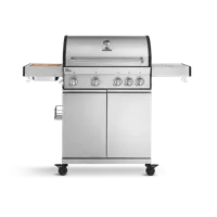 Burnhard 4-pits gasbarbecue Big Fred Deluxe Black Series