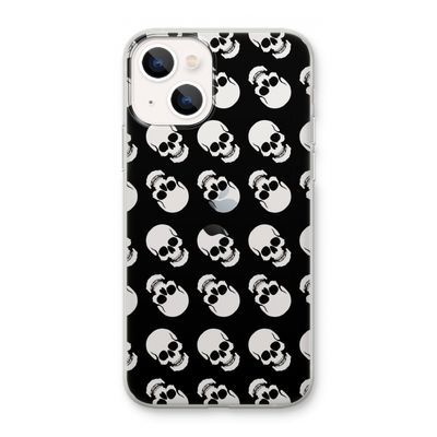 Musketon Skulls: iPhone 13 mini Transparant Hoesje