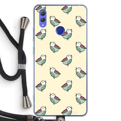 Vogeltjes: Honor Note 10 Transparant Hoesje met koord