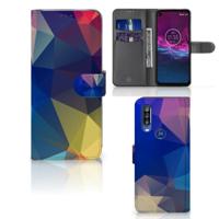 Motorola One Action | Book Case | Polygon Dark Motorola One Action | Book Case | Polygon Dark