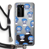 Gezichtjes: Huawei P40 Pro Transparant Hoesje met koord