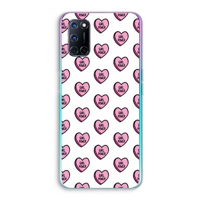GIRL POWER: Oppo A52 Transparant Hoesje