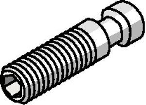 Promat Spanschroef | maat T15 | voor plaatgrootte TCMT 16/SCMT 12 | passend voor afkantfrees - 4000859265 4000859265