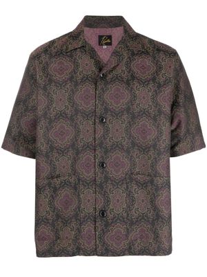 Needles chemise à motif géométrique - Noir