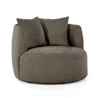 Eleonora Fauteuil Louis Bouclé - Bruin