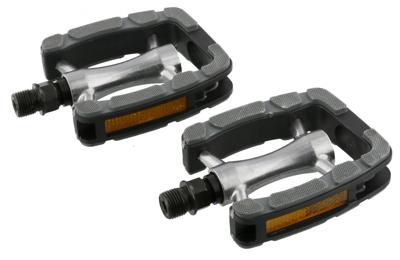 Simson pedalen set Elegant Comfort 9/16 inch grijs/zwart
