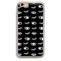 Eye pattern #3: iPhone 6 Plus / 6S Plus Transparant Hoesje