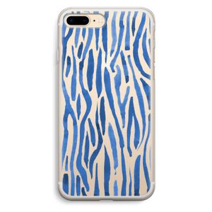 Blauwe nerven: iPhone 7 Plus Transparant Hoesje