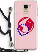 Run The World: Samsung Galaxy J6 (2018) Transparant Hoesje met koord
