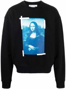 Off-White sweat Monalisa Over à col rond - Noir