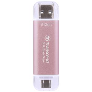 Transcend ESD310 512 GB USB Type-a naar USB Type-C 3.2 Gen 2 (3.1 Gen 2) Roze