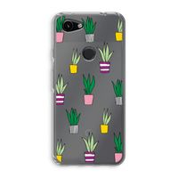 Sanseveria: Google Pixel 3a Transparant Hoesje