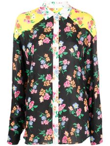 MSGM blouse à fleurs - Noir