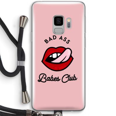 Badass Babes Club: Samsung Galaxy S9 Transparant Hoesje met koord