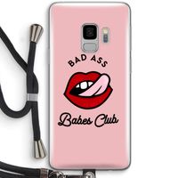 Badass Babes Club: Samsung Galaxy S9 Transparant Hoesje met koord