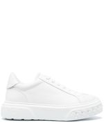 Casadei logo-patch low-top sneakers - Blanc - thumbnail