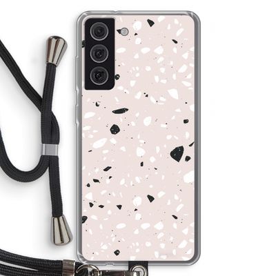 Terrazzo N°20: Samsung Galaxy S21 FE Transparant Hoesje met koord