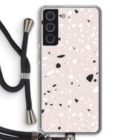 Terrazzo N°20: Samsung Galaxy S21 FE Transparant Hoesje met koord