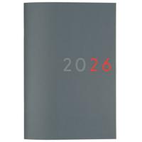 Monthly planner Finocam Grijs Papier 16,5 x 24 cm