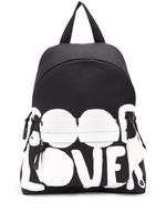 Valentino Garavani sac à dos Lovers Language - Noir