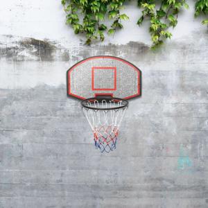 VidaXL Basketbalbord 71x45x2 cm polyetheen zwart