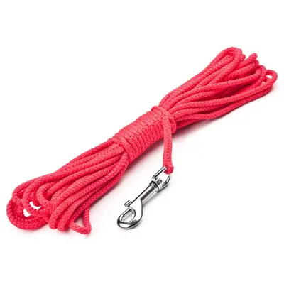 Julius k9 zwemlijn - 4mm x 10m - rood