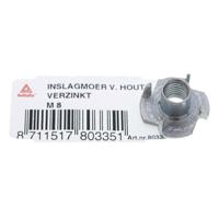 Inslagmoer v.hout m10 - Deltafix