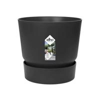 ELHO Greenville 30 ronde bloempot - Buiten - Ø 29,5 x H 27,8 cm - Zwart living