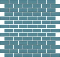 Mozaïektegel Roca ROCK ART FMVT6MD151 WAMoz.300X300 Azul 10mm Mat