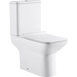GO by Van Marcke Ike PACK Staand Toilet - H(PK) uitgang - reservoir Geberit - spoelmechanisme 3/6L - vierkant - softclose - takeoff - porselein - wit MFZ49CD