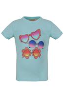 Someone Meisjes t-shirt - Leonie-SG-02-A - Licht aqua blauw - thumbnail