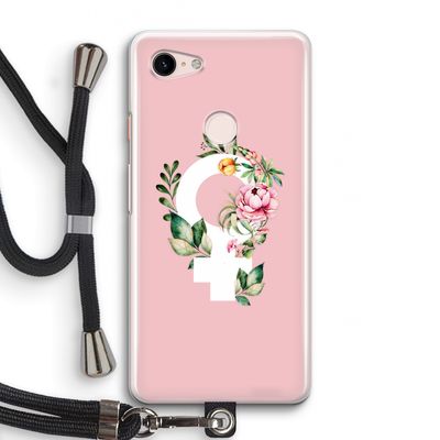Venus: Pixel 3 Transparant Hoesje met koord