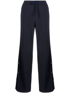 ETRO pantalon ample à taille élastiquée - Bleu