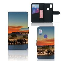 Xiaomi Mi Mix 2s | Telefoonhoesje | Met pasjeshouder | Olifanten