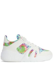 Giuseppe Zanotti baskets Talon à motif tie dye - Noir