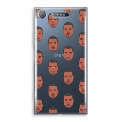 Kanye Call Me?: Sony Xperia XZ1 Transparant Hoesje