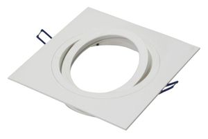 AR111 armatuur inbouw 1 voudig 180mm wit vierkant 148-034 Tronix
