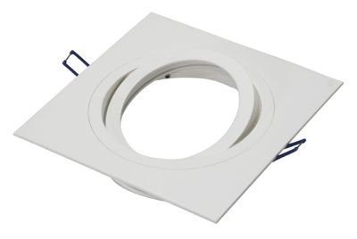 AR111 armatuur inbouw 1 voudig 180mm wit vierkant 148-034 Tronix